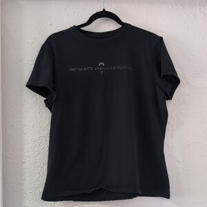 Created Butte Colorado Wine & Food Festival Women's Black Graphic T-Shirt XL